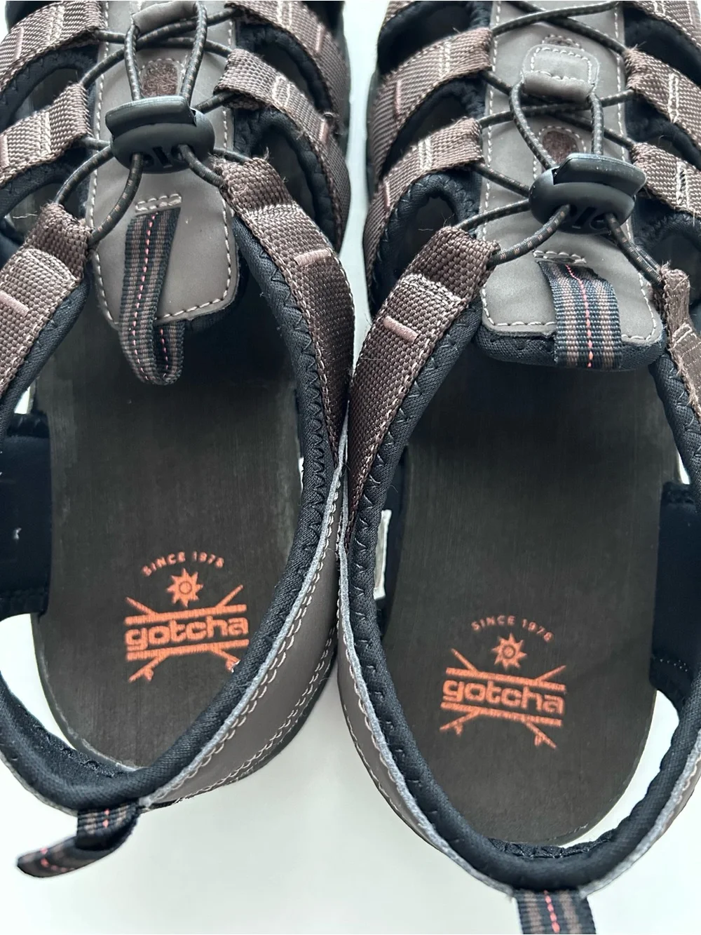 Gotcha Gulch Outdoor Hiking Fisherman Sandals Men’s Size 12 EU46 Brown Comfort